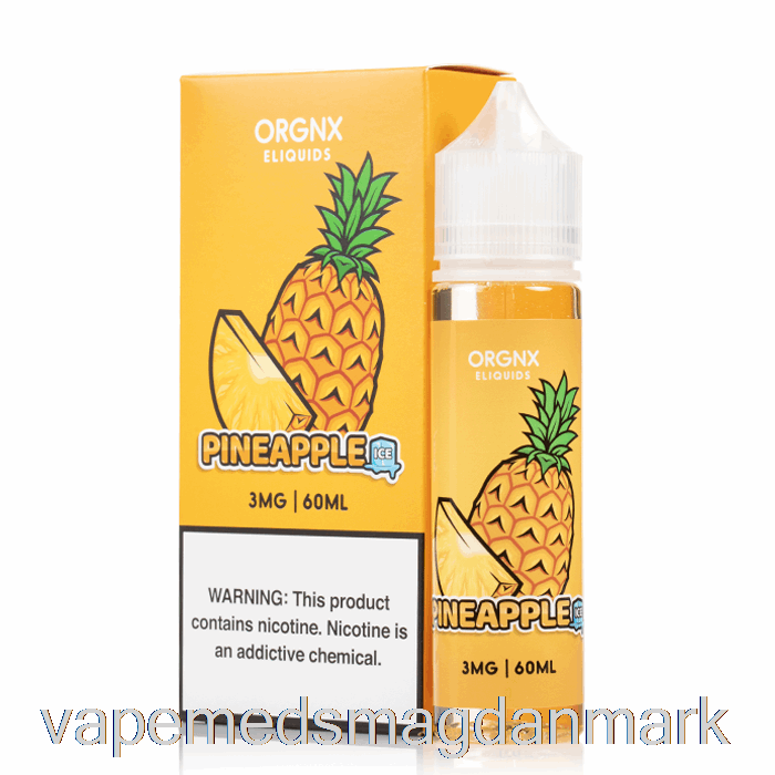 Vape Uden Nikotin Is Ananas - Orgnx E-væske - 60ml 0mg